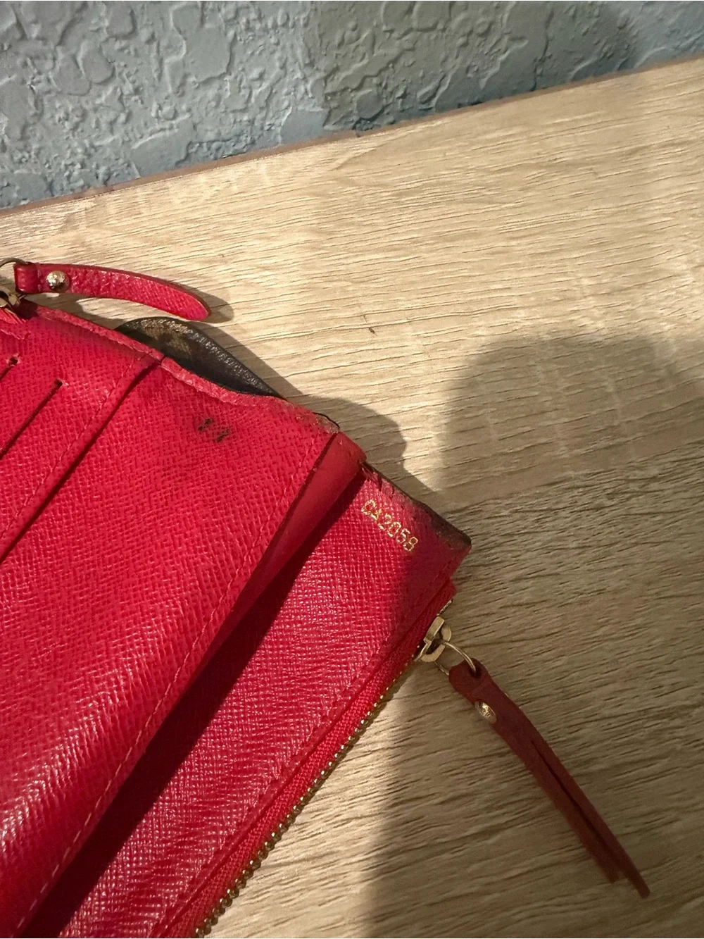 Louis Vuitton Insolite Wallet Kusama Monogram red